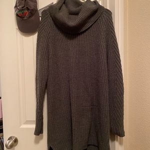 Sweater dress. Sits right above the knee